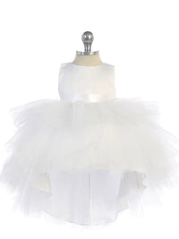Kids High Low Tulle Flower Girl Dress