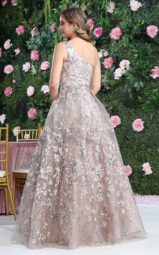 SALE Floral Ballgown One Shoulder RQ8057