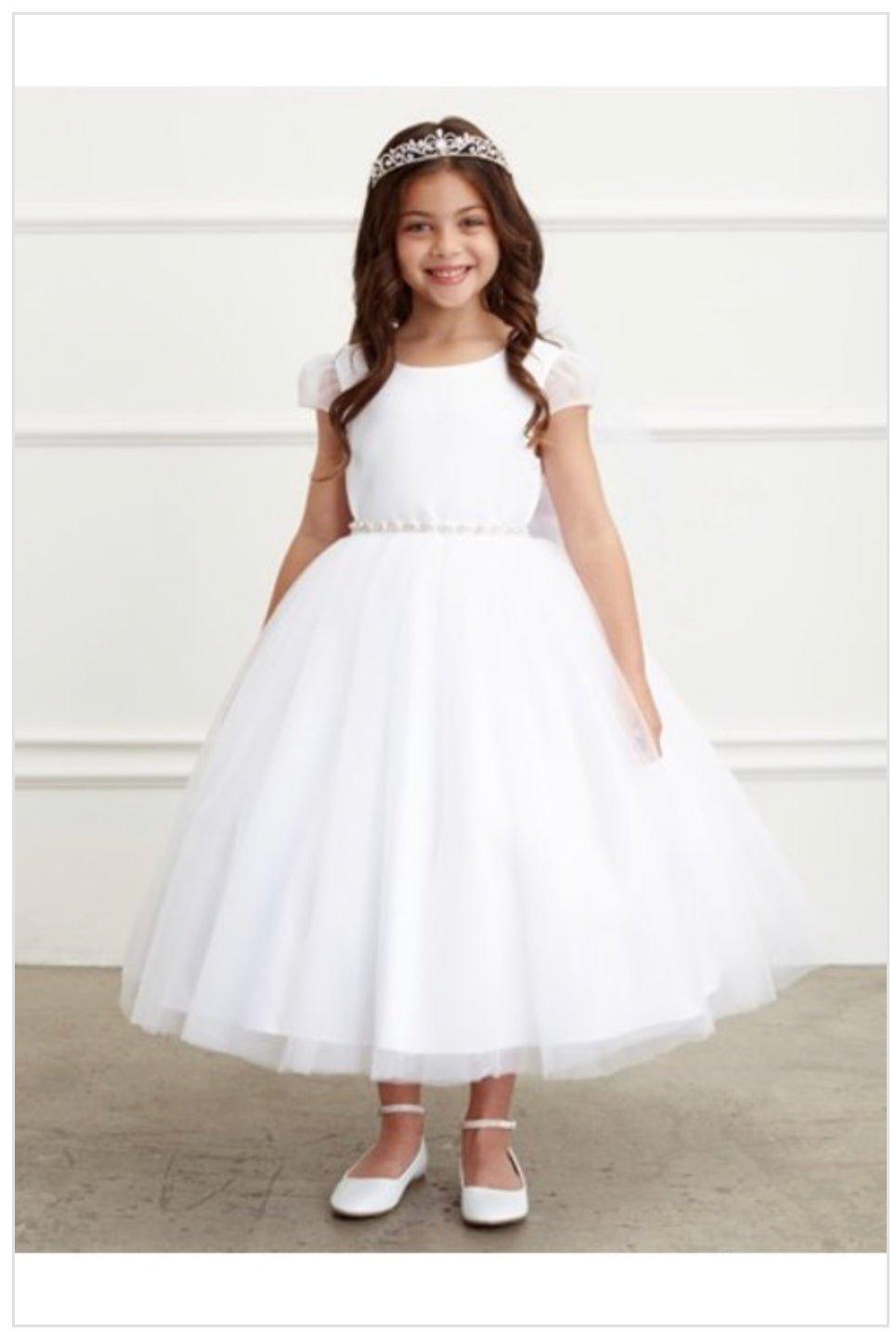Kids Flower girl dress with - Moda FormalwearTip Top Kids