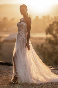 Layers of sequined glitter tulle Wedding Dress - Moda FormalwearDressesAllure Bridal