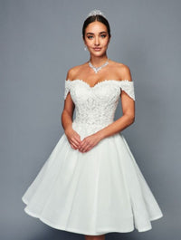 Short Wedding Dress Summer Wedding Gown