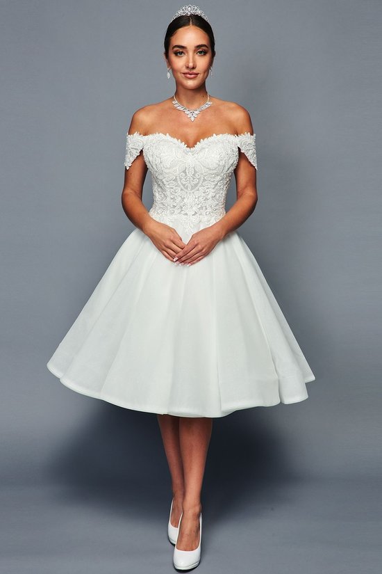 Short Wedding Dress Summer Wedding Gown