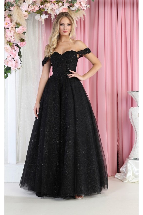 Black Quinceanera dress