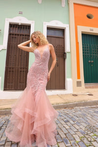 Beaded Mermaid prom dress by Nox Anabel