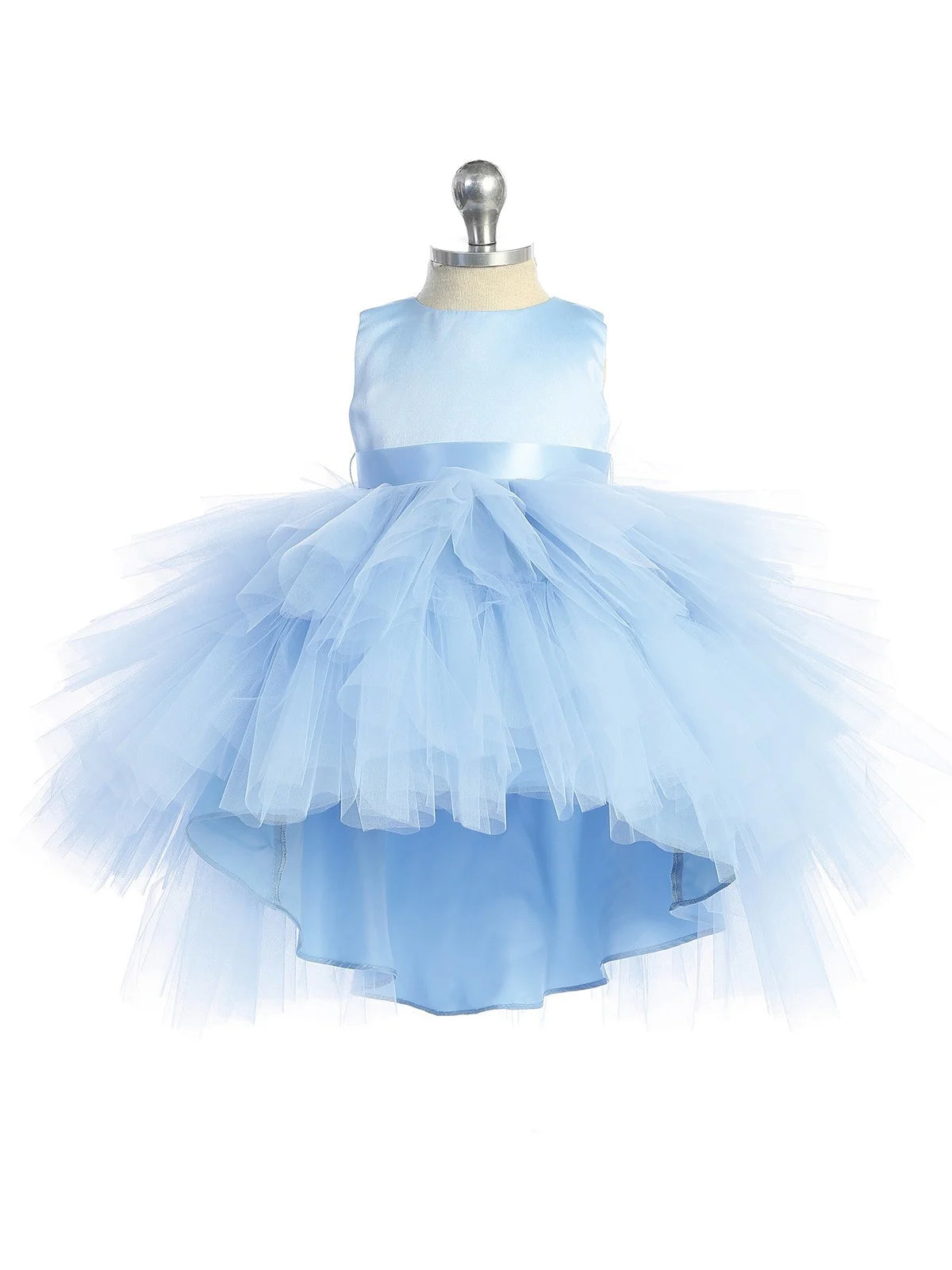 blue dress for baptism Baby Flower Girl Princess Dress Wedding Baptism Gown Birthday Party Ball Dresses