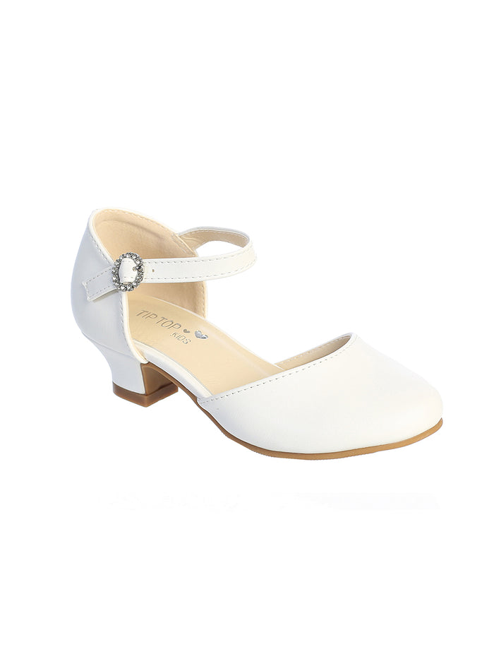 Girls Shoe with Rhinestone Buckle