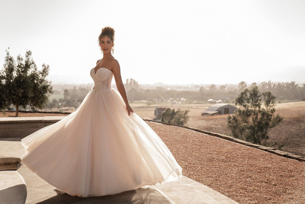 Crossover Ballgown Wedding Dress - Moda FormalwearDressesAllure Bridal