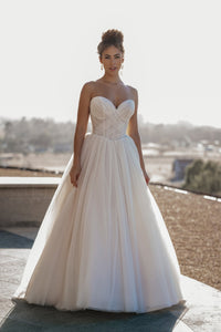 Crossover Ballgown Wedding Dress - Moda FormalwearDressesAllure Bridal